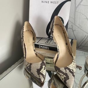 Nine West Snake Skin Heels